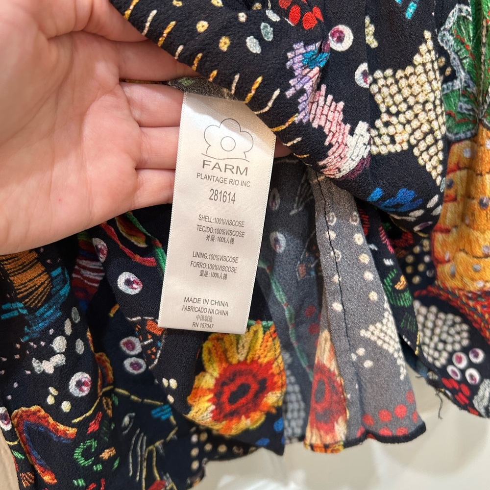 FARM Rio Colorful Patterned Mini Dress - Picture 7 of 8